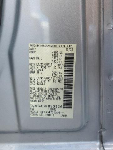 2019 Nissan NV 3500