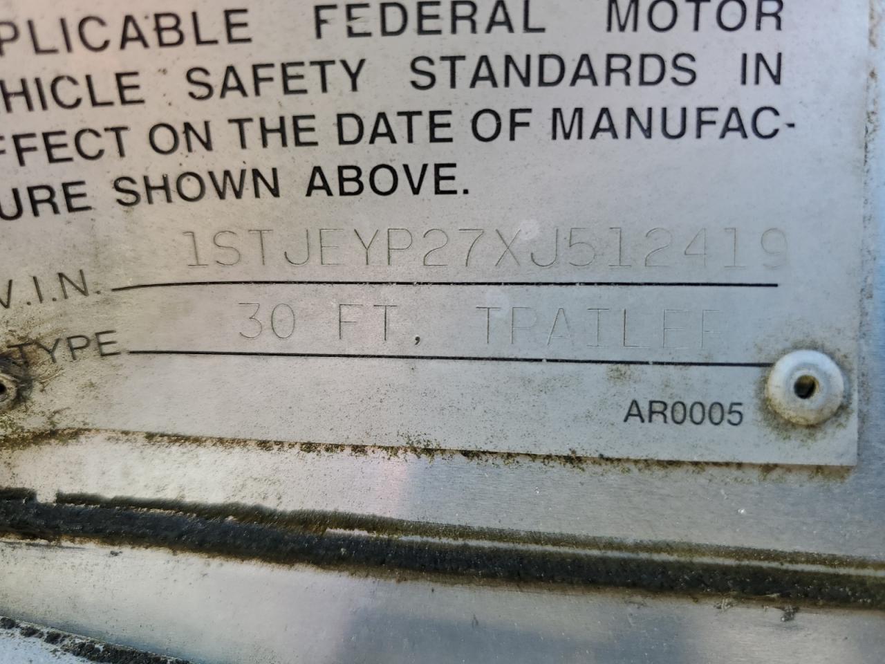 1999 Airstream Travel Trailer