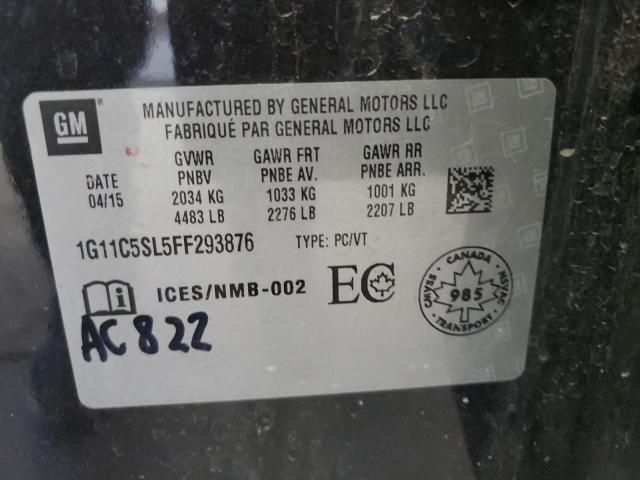 2015 Chevrolet Malibu 1LT