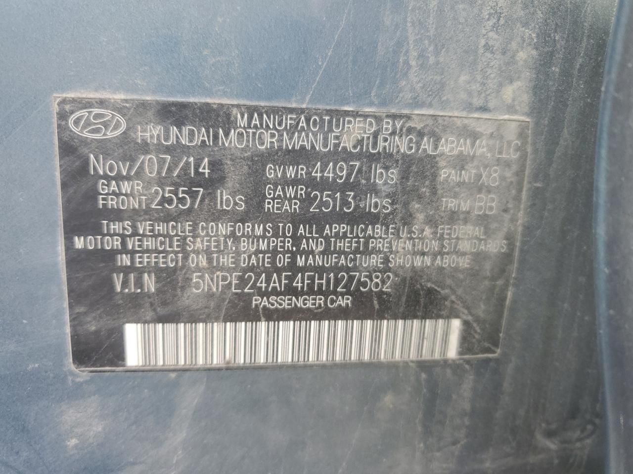 2015 Hyundai Sonata se