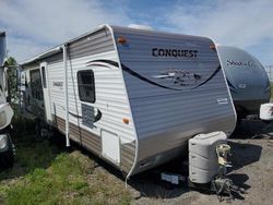 Salvage trucks for sale at Montreal Est, QC auction: 2013 Gulf Stream Conquest