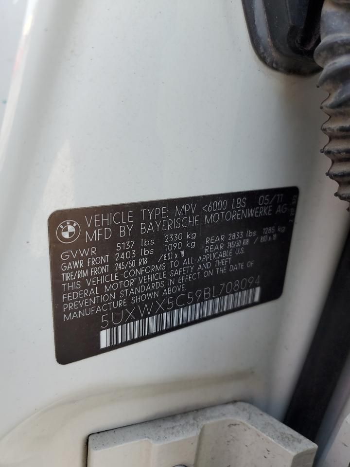 2011 BMW X3 Xdrive28i