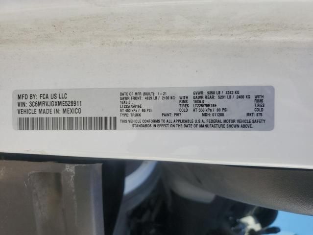 2021 Dodge RAM Promaster 3500 3500 High