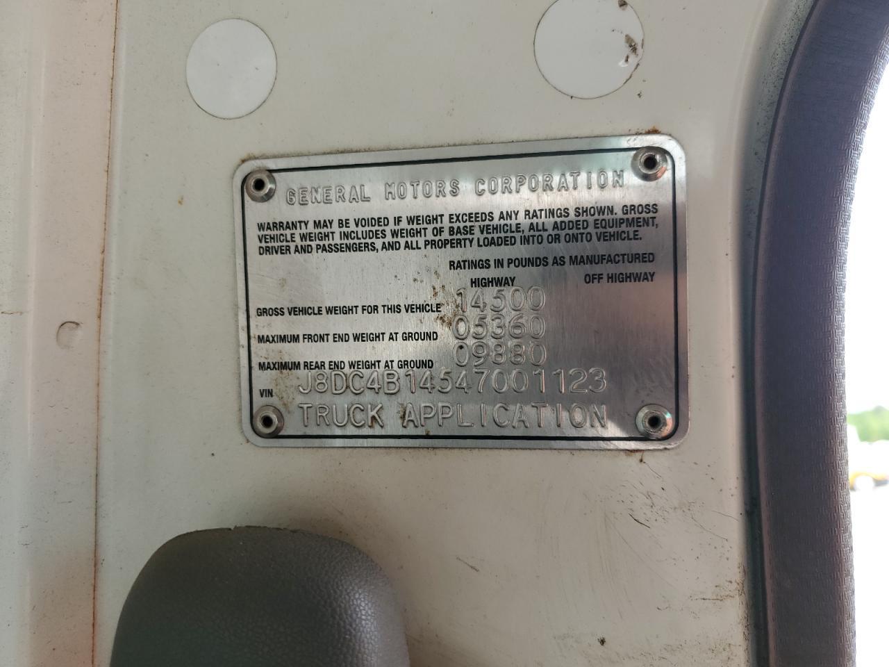 2004 GMC W4500 W45042
