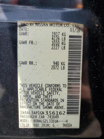 2016 Nissan Altima 2.5