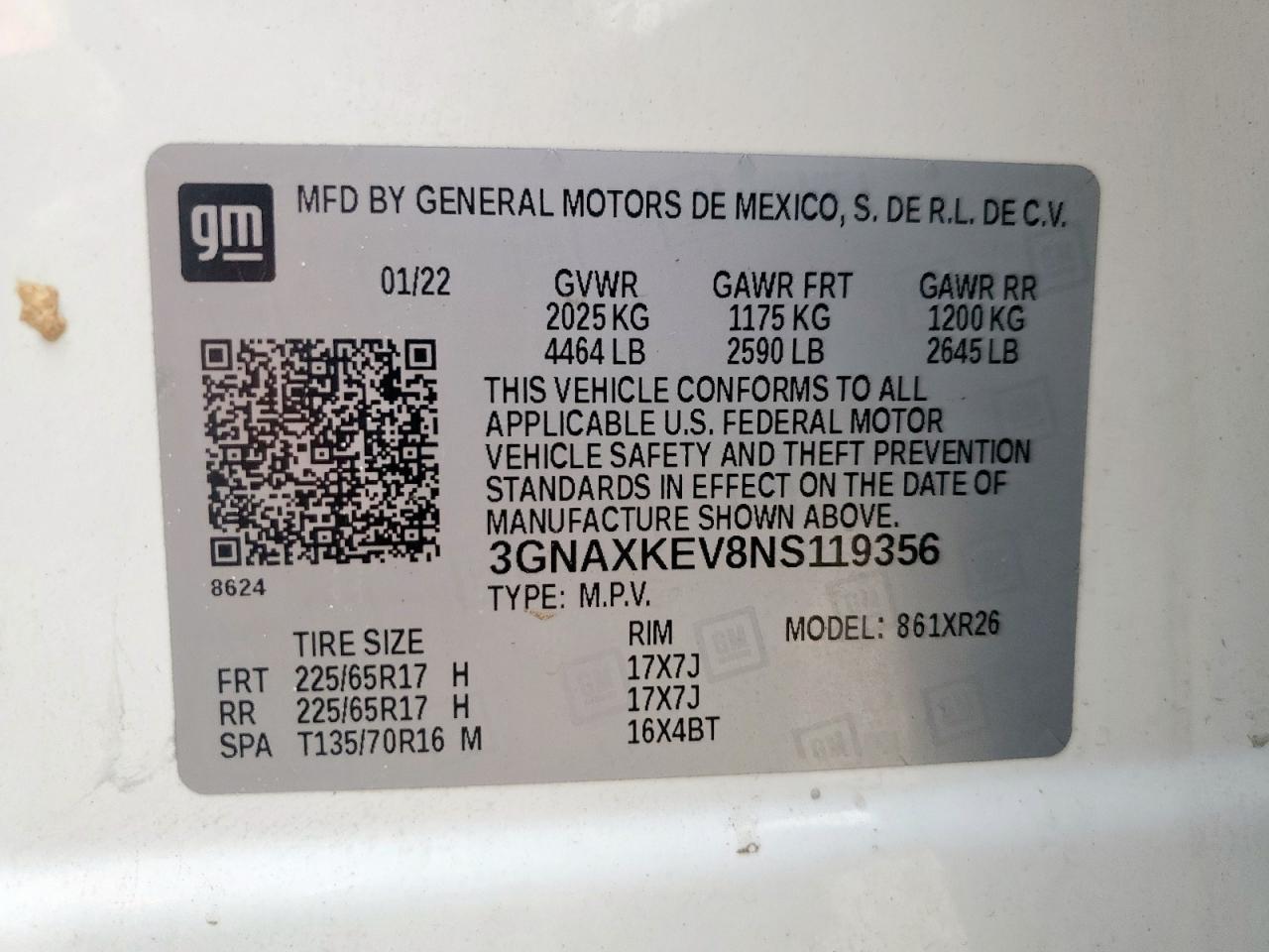 2022 Chevrolet Equinox lt
