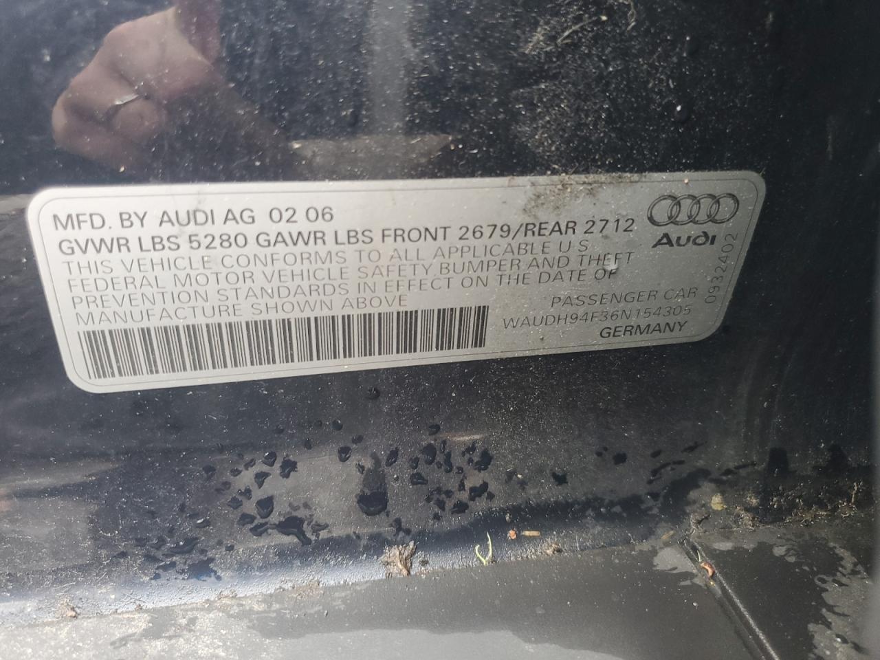 2006 Audi A6 3.0 Quattro
