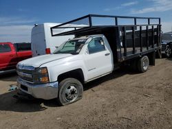 Salvage trucks for sale at Brighton, CO auction: 2016 Chevrolet Silverado C3500