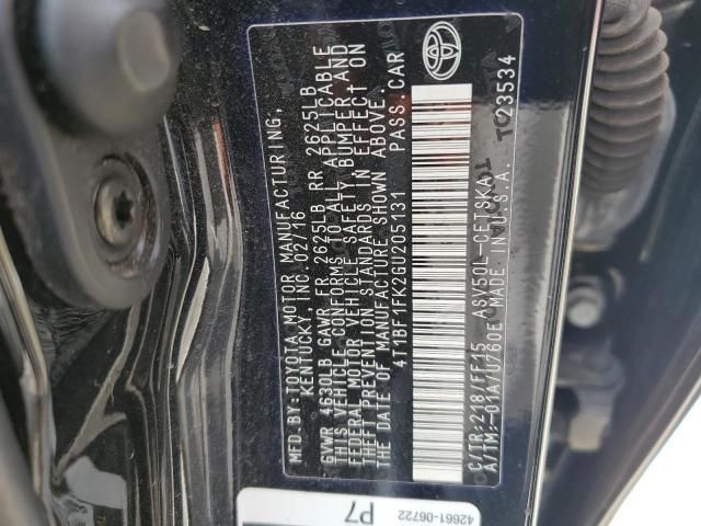 2016 Toyota Camry LE