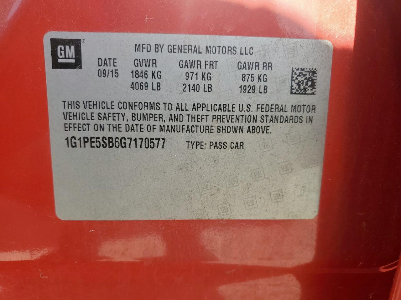 2016 Chevrolet Cruze Limited lt