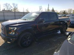 Ford salvage cars for sale: 2017 Ford F150 Supercrew