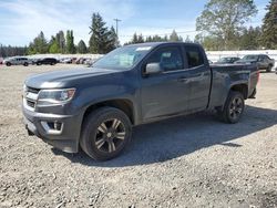 Salvage trucks for sale at Graham, WA auction: 2015 Chevrolet Colorado LT