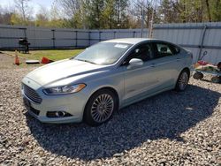 Salvage cars for sale from Copart Lyman, ME: 2013 Ford Fusion Titanium HEV