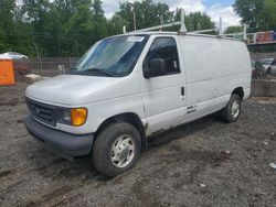 Salvage trucks for sale at Baltimore, MD auction: 2003 Ford Econoline E250 Van