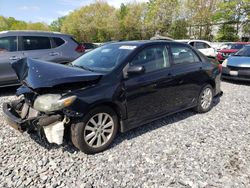 Salvage cars for sale from Copart North Billerica, MA: 2009 Toyota Corolla Base