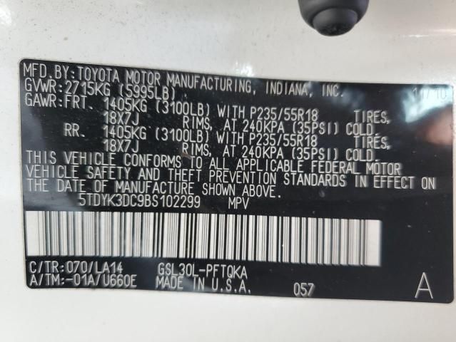 2011 Toyota Sienna XLE