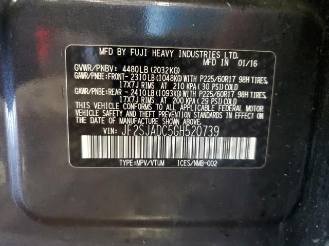2016 Subaru Forester 2.5I Premium