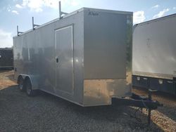 Salvage trucks for sale at Tanner, AL auction: 2022 Qualicargo 2022 Quality Cargo 7X18TA Enclosed Cargo Trailer
