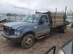Salvage trucks for sale at Colorado Springs, CO auction: 2004 Ford F550 Super Duty
