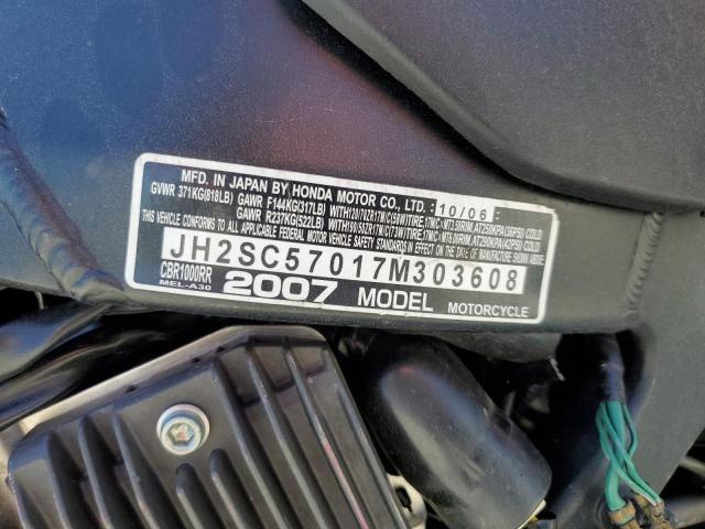 2007 Honda CBR1000 RR