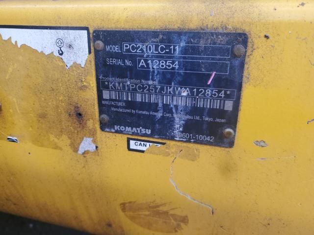 2020 Komatsu PC210LC-11 Excavator