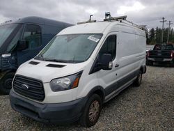 Salvage trucks for sale at Graham, WA auction: 2017 Ford Transit T-250