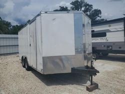 Salvage trucks for sale at Arcadia, FL auction: 2021 Anvl 2021 Anvil AT85X16TA2 Enclosed Cargo Trailer