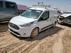 Salvage trucks for sale at Amarillo, TX auction: 2020 Ford Transit Connect XLT