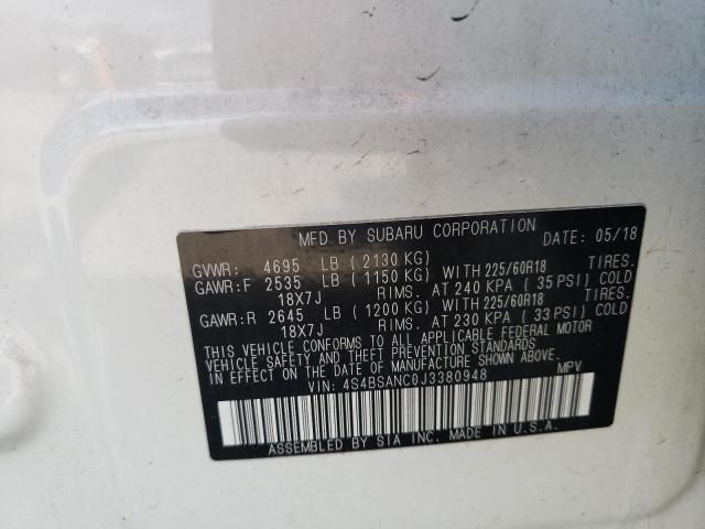 2018 Subaru Outback 2.5I Limited