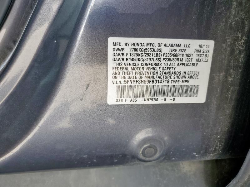 2015 Honda Pilot EXL