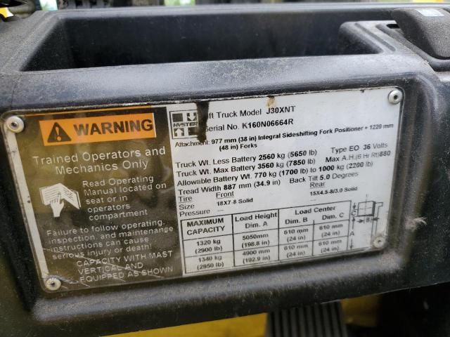 2017 Hyster J30XNT Forklift