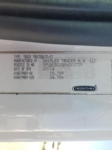2015 Freightliner Business Class M2 Semi Truck