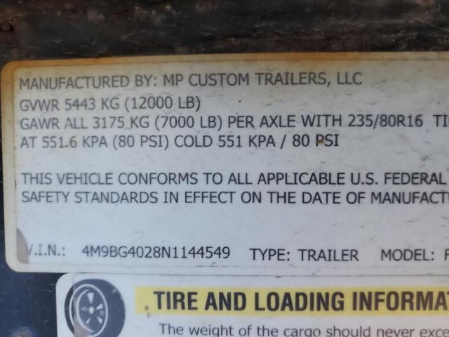 2022 Other Heavy Equipment 2022 MP Custom Equipment Trailer