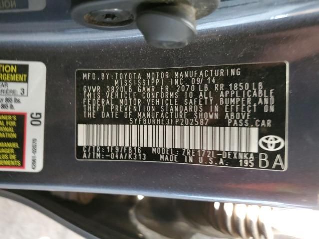 2015 Toyota Corolla L