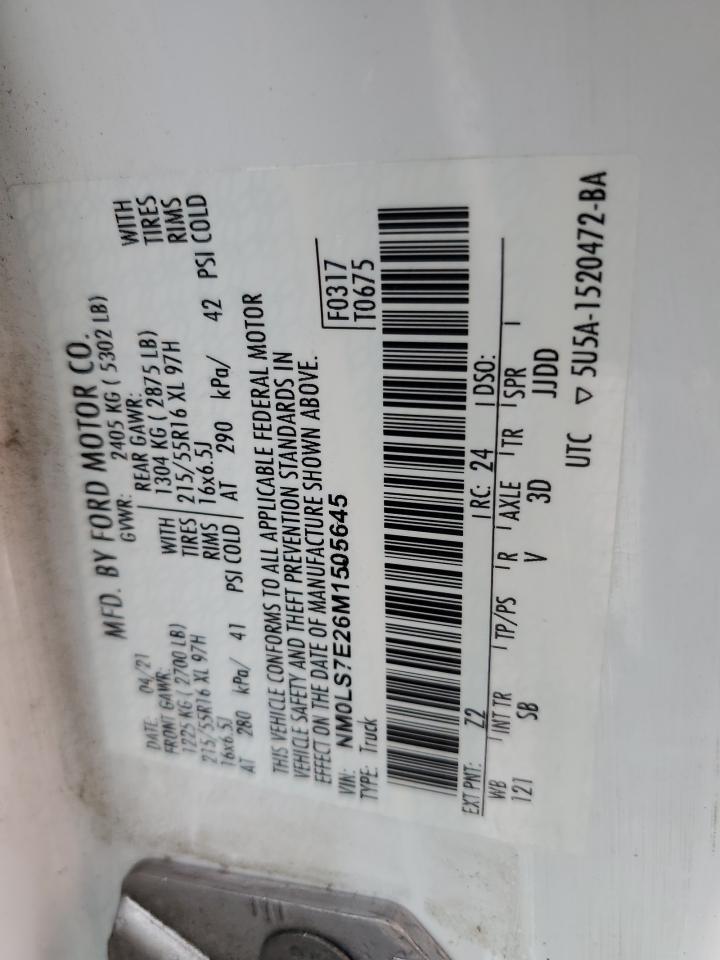 2021 Ford Transit Connect XL