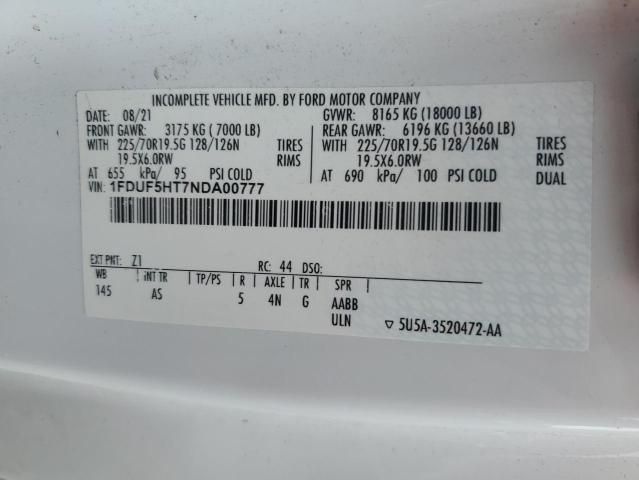 2022 Ford F550 Super Duty