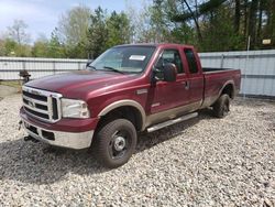 Salvage trucks for sale at Lyman, ME auction: 2006 Ford F350 SRW Super Duty