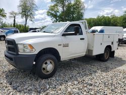 Salvage trucks for sale at West Warren, MA auction: 2017 Dodge RAM 3500