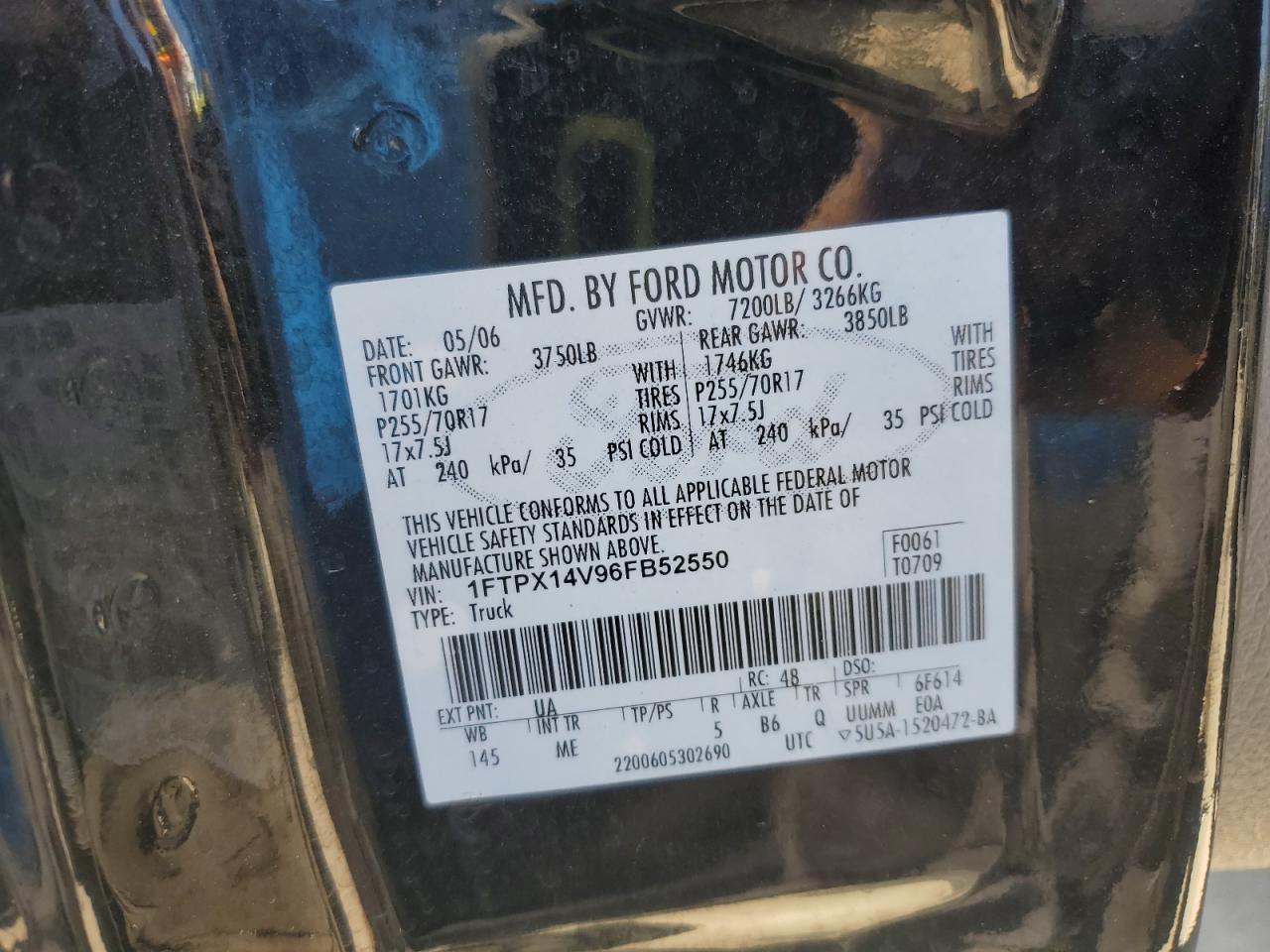 2006 Ford F150