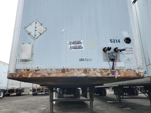 2000 Wabash Van DRY Van Trailer