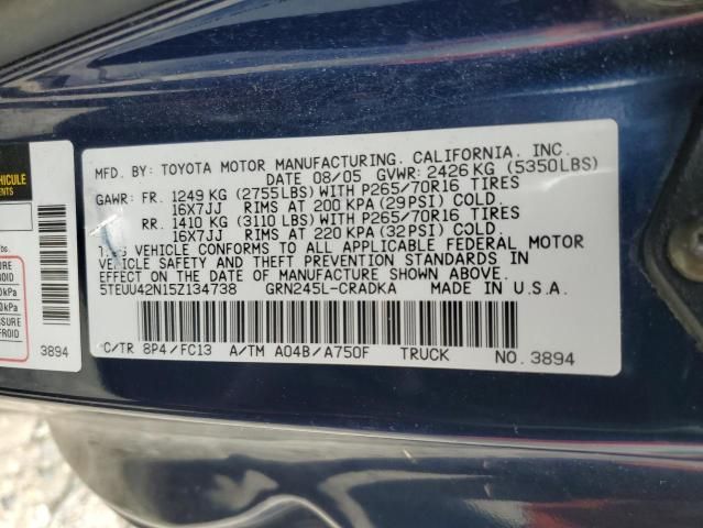 2005 Toyota Tacoma Access Cab