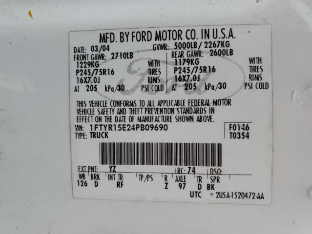 2004 Ford Ranger Super Cab
