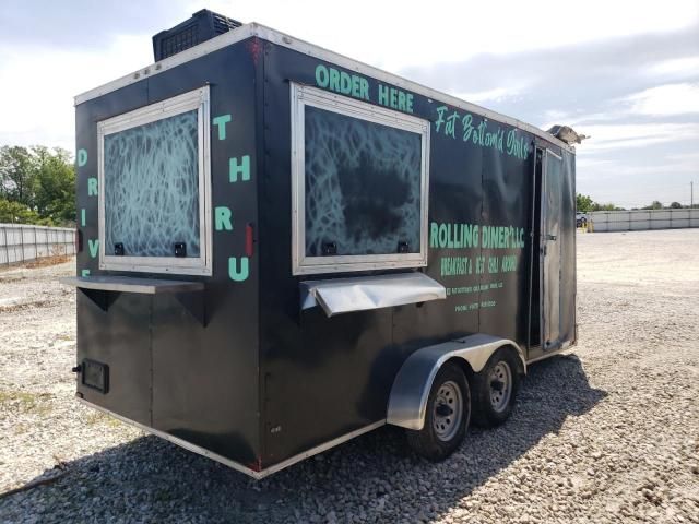 2020 Dcrg 2020 Diamond Cargo 7X16TA-3500 Food Trailer