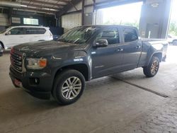 Salvage trucks for sale at East Granby, CT auction: 2016 GMC Canyon SLT