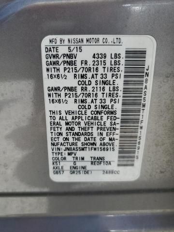 2015 Nissan Rogue Select S