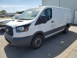 Salvage trucks for sale at Sacramento, CA auction: 2017 Ford Transit T-150