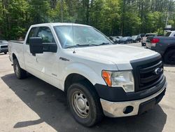 Salvage trucks for sale at North Billerica, MA auction: 2014 Ford F150 Super Cab