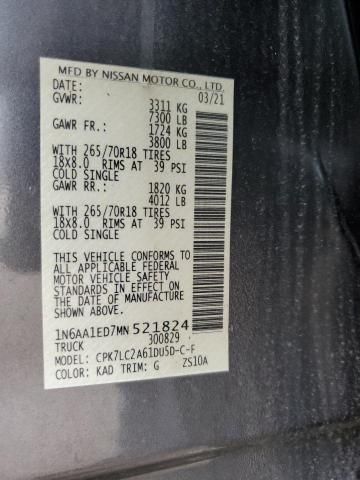 2021 Nissan Titan SV