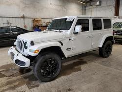 Jeep salvage cars for sale: 2021 Jeep Wrangler Unlimited Sahara