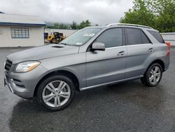 Salvage cars for sale from Copart Grantville, PA: 2015 Mercedes-Benz ML 350 4matic